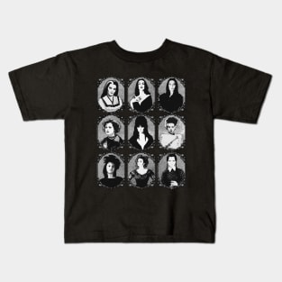 Icons of Gothic - Mistresses of the Dark! Kids T-Shirt